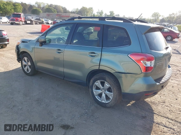 2015 Subaru Forester 2.5i Limited with VIN JF2SJAHC9FH801970, listed as a IAAI auction lot 42017032 with 169,364 mi miles. Bid and sale history available at carsss.com. Image 3.