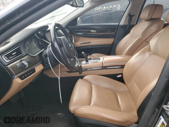 2012 BMW 7 Series with VIN WBAKX8C57CC198473, listed as a Copart auction lot 41858265 with 86,741 mi miles and Salvage title. Bid and sale history available at DreamBid. Image 7.