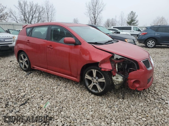 2009 Pontiac Vibe GT with VIN 5Y2SR67099Z424129, listed as a Copart auction lot 84504034 with 176,901 mi miles and Clean Title. Bid and sale history available at carsss.com. Image 4.