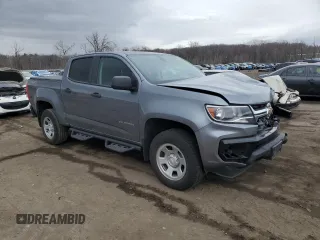 2021 Chevrolet Colorado 4WD Work Truck with VIN 1GCGTBEN3M1196652, listed as a Copart auction lot 47088715 with 111,191 mi miles and Salvage title. Bid and sale history available at DreamBid. Image 4.