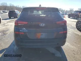2019 Hyundai Tucson SE with VIN KM8J23A47KU941745, listed as a Copart auction lot 89094665 with 76,757 mi miles and Salvage Title. Bid and sale history available at carsss.com. Image 6.