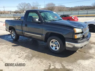 2004 Chevrolet Silverado 1500 Work Truck with VIN 1GCEC14XX4Z308059, listed as a Copart auction lot 47212375 with 76,014 mi miles and Salvage Title. Bid and sale history available at carsss.com. Image 4.