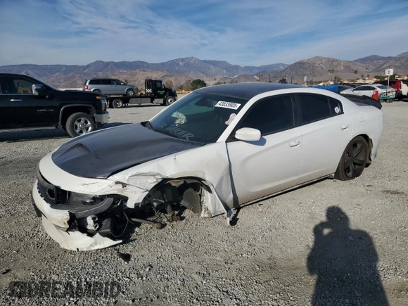 2020 Dodge Charger R/T with VIN 2C3CDXCT6LH228735, listed as a Copart auction lot 43833905 with 68,955 mi miles and Salvage Title. Bid and sale history available at carsss.com. Image 1.