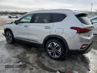 2020 Hyundai Santa Fe Limited with VIN 5NMS5CAA3LH174698, listed as a Copart auction lot 45596365 with 58,338 mi miles and Salvage Title. Bid and sale history available at carsss.com. Image 2.