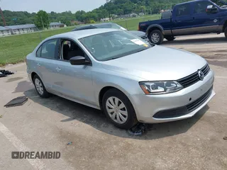 2013 Volkswagen Jetta S with VIN 3VW2K7AJ1DM398273, listed as a IAAI auction lot 42467085 with 109,453 mi miles and . Bid and sale history available at DreamBid. Image 1.