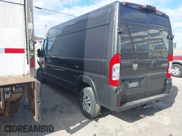 2023 Ram ProMaster Cargo with VIN 3C6LRVDG7PE547718, listed as a IAAI auction lot 41973977 with 34,178 mi miles. Bid and sale history available at carsss.com. Image 3.