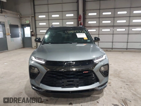 2023 Chevrolet TrailBlazer RS with VIN KL79MUSLXPB127036, listed as a IAAI auction lot 41843721 with 17,842 mi miles. Bid and sale history available at carsss.com. Image 12.