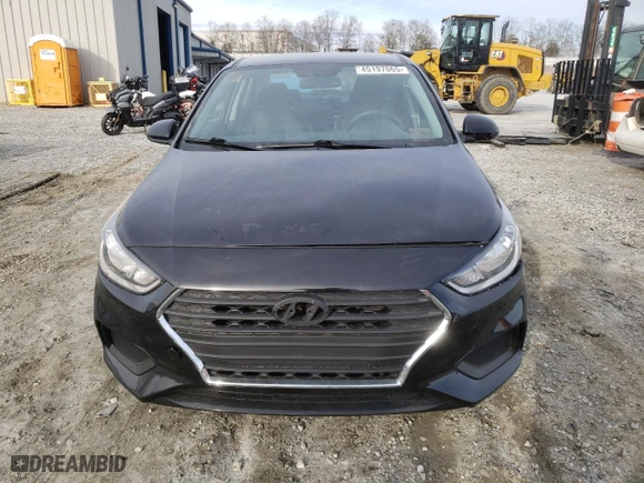 2021 Hyundai Accent SE with VIN 3KPC24A68ME138996, listed as a Copart auction lot 45197065 with 87,065 mi miles and Salvage Title. Bid and sale history available at carsss.com. Image 5.