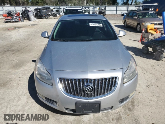 2011 Buick Regal with VIN 2G4GW5EV8B9190715, listed as a Copart auction lot 45651395 with 157,996 mi miles and Clean Title. Bid and sale history available at DreamBid. Image 5.