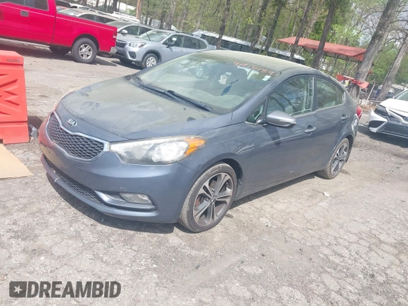 2014 Kia Forte EX with VIN KNAFZ4A89E5076447, listed as a IAAI auction lot 41913489 with 219,823 mi miles. Bid and sale history available at carsss.com. Image 2.