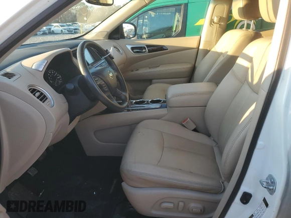 2016 Nissan Pathfinder Platinum with VIN 5N1AR2MN6GC642383, listed as a Copart auction lot 82894194 with 129,000 mi miles and Salvage Title. Bid and sale history available at carsss.com. Image 7.
