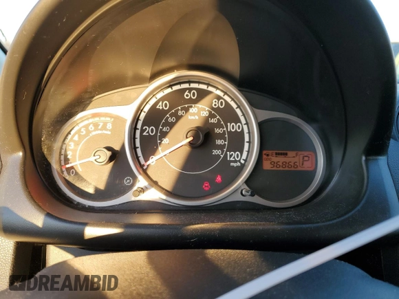 2014 Mazda 2 Sport with VIN JM1DE1KZ6E0184808, listed as a Copart auction lot 83399384 with 96,866 mi miles and Salvage Title. Bid and sale history available at carsss.com. Image 9.