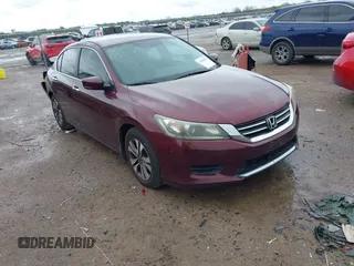 2013 Honda Accord LX z VIN 1HGCR2F38DA126141, wystawiony jako IAAI lot #41900187 z przebiegiem 214 072 mil mil oraz . Historia ofert i sprzedaży dostępna na DreamBid. Obrazek 1.