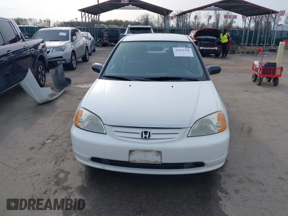2003 Honda Civic LX with VIN 1HGES16593L032331, listed as a IAAI auction lot 41911396 with 83,778 mi miles. Bid and sale history available at carsss.com. Image 13.
