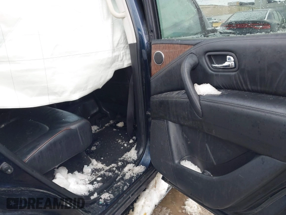 2020 Nissan Armada SL with VIN JN8AY2NC5LX519119, listed as a IAAI auction lot 41447880 with 100,862 mi miles. Bid and sale history available at carsss.com. Image 8.