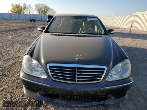 2003 Mercedes-Benz S-Class 4.3L with VIN WDBNG70J73A383130, listed as a Copart auction lot 76703924 with 109,488 mi miles and Salvage Title. Bid and sale history available at carsss.com. Image 5.