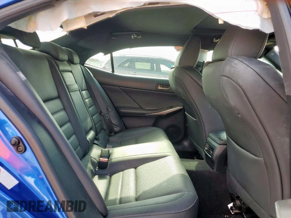 2017 Lexus IS 200t z VIN JTHBA1D26H5041351, wystawiony jako Copart lot #55345175 z przebiegiem 73 311 mil mil oraz Szkoda całkowita • Salvage title. Historia ofert i sprzedaży dostępna na DreamBid. Obrazek 10.