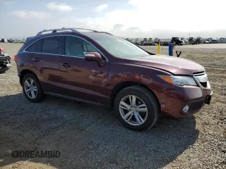 2013 Acura RDX Technology with VIN 5J8TB4H50DL013934, listed as a Copart auction lot 60252505 with 154,642 mi miles and Salvage title. Bid and sale history available at DreamBid. Image 4.