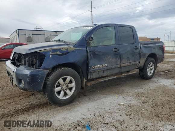 2011 Nissan Titan SL with VIN 1N6AA0EC3BN319271, listed as a Copart auction lot 46430375 with 166,762 mi miles and Salvage Title. Bid and sale history available at carsss.com. Image 1.