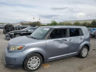 2010 Scion xB with VIN JTLZE4FE3A1100385, listed as a Copart auction lot 53754515 with 99,701 mi miles and Salvage Title. Bid and sale history available at DreamBid. Image 1.