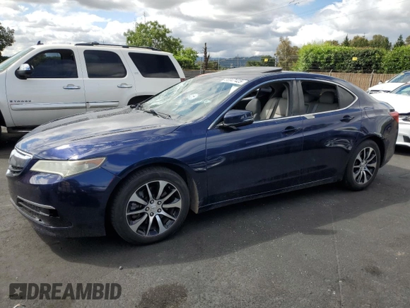 2015 Acura TLX Technology z VIN 19UUB1F53FA015939, wystawiony jako Copart lot #56947425 z przebiegiem 177 617 mil mil oraz Szkoda całkowita • Salvage title. Historia ofert i sprzedaży dostępna na DreamBid. Obrazek 1.