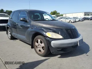 2001 Chrysler PT Cruiser with VIN 3C8FY4BB91T541978, listed as a Copart auction lot 57356105 with 202,932 mi miles and Salvage title. Bid and sale history available at DreamBid. Image 4.