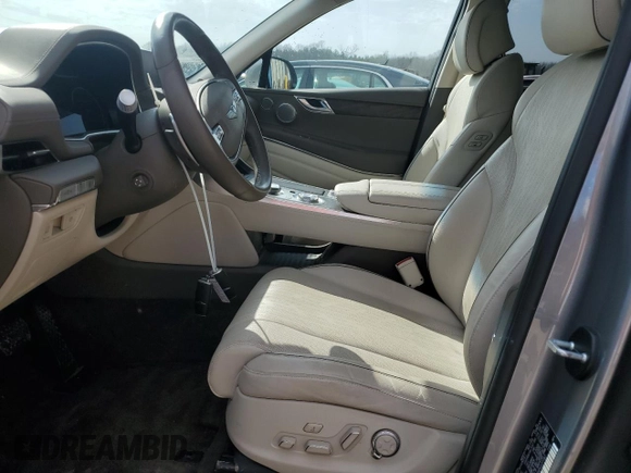 2023 Genesis GV80 with VIN KMUHBDSB4PU127787, listed as a Copart auction lot 48655305 with 42,832 mi miles and Salvage title. Bid and sale history available at DreamBid. Image 7.