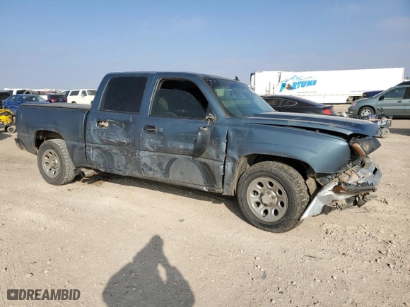 2006 Chevrolet Silverado 1500 LT1 with VIN 2GCEC13Z361272469, listed as a Copart auction lot 45394565 with 216,312 mi miles and Salvage Title. Bid and sale history available at carsss.com. Image 4.