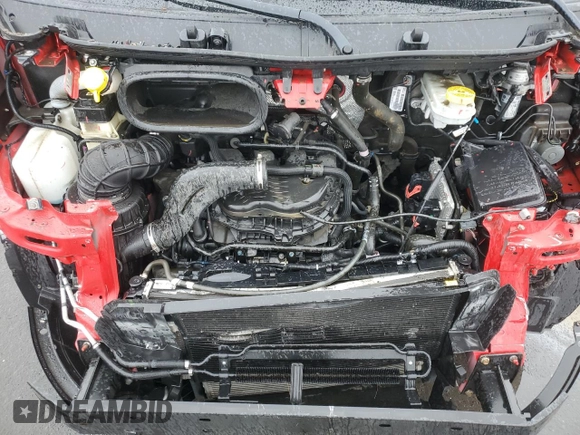 2018 Ram ProMaster Cargo with VIN 3C6URVHG9JE139419, listed as a Copart auction lot 72586384 with 56,539 mi miles and Salvage Title. Bid and sale history available at DreamBid. Image 12.