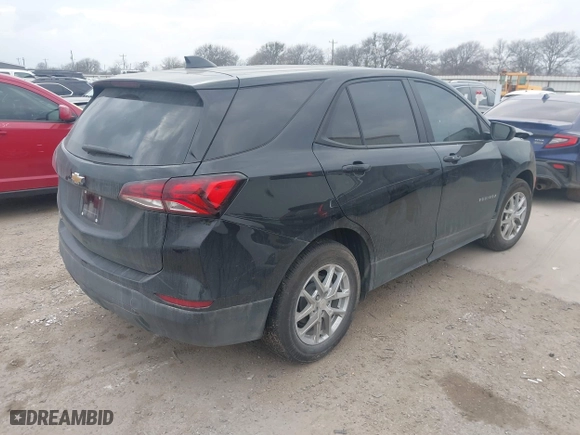 2024 Chevrolet Equinox LS with VIN 3GNAXHEG0RL238118, listed as a IAAI auction lot 41711789 with 16,568 mi miles. Bid and sale history available at carsss.com. Image 4.