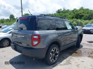 2023 Ford Bronco Sport Outer Banks with VIN 3FMCR9C61PRE23120, listed as a IAAI auction lot 42335762 with 19,564 mi miles and . Bid and sale history available at DreamBid. Image 4.