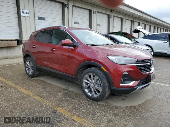 2023 Buick Encore GX Essence with VIN KL4MMGSL9PB135895, listed as a Copart auction lot 53905955 with 10,801 mi miles and Salvage title. Bid and sale history available at DreamBid. Image 4.