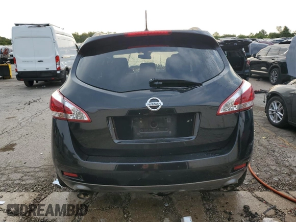 2014 Nissan Murano LE with VIN JN8AZ1MW3EW509829, listed as a Copart auction lot 69115524 with 0 mi miles and Salvage Title. Bid and sale history available at carsss.com. Image 6.