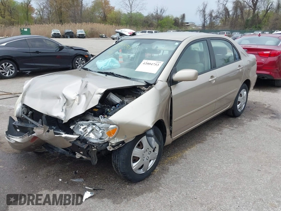 2008 Toyota Corolla CE with VIN 1NXBR32E48Z987758, listed as a IAAI auction lot 42004753 with 108,603 mi miles and . Bid and sale history available at DreamBid. Image 17.