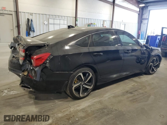 2020 Honda Accord Sport with VIN 1HGCV2F38LA012490, listed as a Copart auction lot 50301345 with 142,916 mi miles and Salvage title. Bid and sale history available at DreamBid. Image 3.