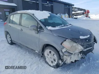 2007 Nissan Versa 1.8 S with VIN 3N1BC13E57L437120, listed as a Copart auction lot 44674835 with 103,000 mi miles and Salvage Title. Bid and sale history available at carsss.com. Image 4.
