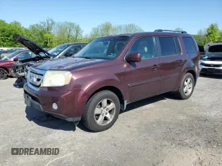 2009 Honda Pilot EX with VIN 5FNYF48439B019642, listed as a Copart auction lot 55782865 with 212,590 mi miles and Salvage Title. Bid and sale history available at DreamBid. Image 1.