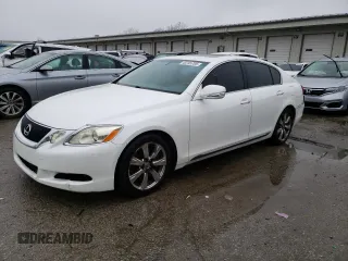 2008 Lexus GS 350 with VIN JTHBE96S180037253, listed as a Copart auction lot 43745785 with 190,959 mi miles and Clean Title. Bid and sale history available at carsss.com. Image 1.
