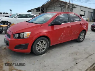 2013 Chevrolet Sonic LT with VIN 1G1JC5SG2D4172475, listed as a Copart auction lot 46831315 with 0 mi miles and Salvage Title. Bid and sale history available at carsss.com. Image 1.