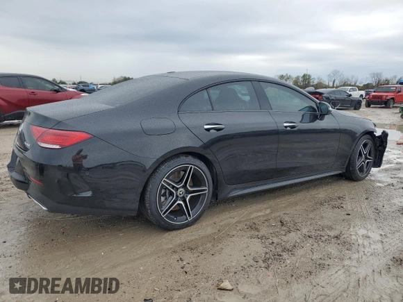 2023 Mercedes-Benz CLS 450 with VIN W1K2J5KB4PA118662, listed as a Copart auction lot 88982655 with 11,622 mi miles and Salvage title. Bid and sale history available at DreamBid. Image 3.