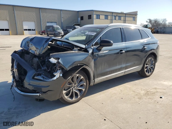 2023 Lincoln Nautilus Reserve with VIN 2LMPJ6K92PBL03705, listed as a Copart auction lot 86205344 with 0 mi miles and Salvage Title. Bid and sale history available at carsss.com. Image 1.