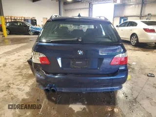 2008 BMW 5 Series 535xiT with VIN WBAPT73538CX01063, listed as a Copart auction lot 56895265 with 166,164 mi miles and Salvage title. Bid and sale history available at DreamBid. Image 6.