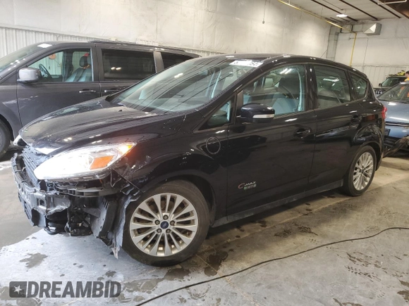2017 Ford C-Max Energi SE with VIN 1FADP5EU7HL105351, listed as a Copart auction lot 56312964 with 130,967 mi miles. Bid and sale history available at carsss.com. Image 1.