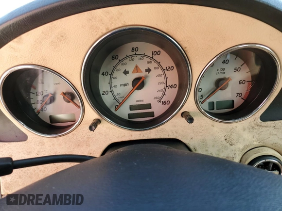 2001 Mercedes-Benz SLK-Class with VIN WDBKK65F71F218677, listed as a Copart auction lot 77267814 with Not Provided miles and Salvage Title. Bid and sale history available at carsss.com. Image 9.