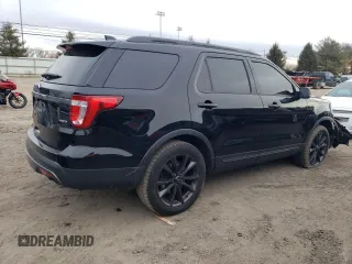2017 Ford Explorer XLT with VIN 1FM5K8D85HGA83650, listed as a Copart auction lot 45847155 with 103,618 mi miles and Salvage Title. Bid and sale history available at DreamBid. Image 3.