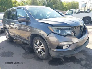 2016 Honda Pilot EX-L with VIN 5FNYF6H56GB007650, listed as a IAAI auction lot 42343914 with 147,354 mi miles and . Bid and sale history available at DreamBid. Image 1.