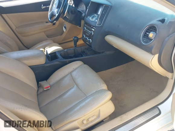 2010 Nissan Maxima SV with VIN 1N4AA5AP7AC804098, listed as a IAAI auction lot 42021057 with 269,002 mi miles and . Bid and sale history available at DreamBid. Image 5.