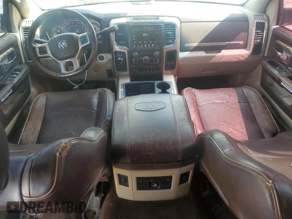 2014 Ram 3500 Longhorn with VIN 3C63RRKL1EG226704, listed as a Copart auction lot 68637494 with 91,644 mi miles and Salvage Title. Bid and sale history available at carsss.com. Image 8.