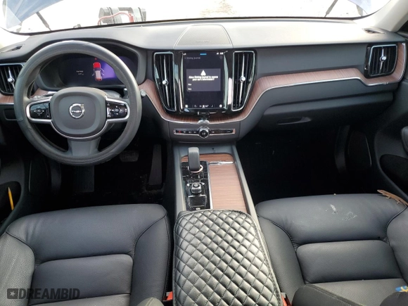 2024 Volvo XC60 Plus Dark Theme with VIN YV4L12RL5R1744782, listed as a Copart auction lot 82366034 with 22,864 mi miles and Salvage Title. Bid and sale history available at carsss.com. Image 8.
