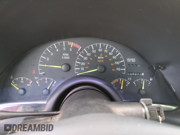 1995 Pontiac Firebird Firebird z VIN 2G2FS22S5S2227060, wystawiony jako Copart lot #64597545 z przebiegiem 106 971 mil mil oraz Szkoda całkowita • Salvage title. Historia ofert i sprzedaży dostępna na DreamBid. Obrazek 9.